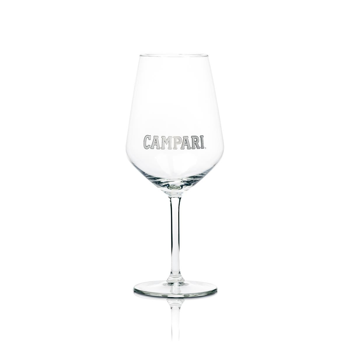 6x Campari Wermut Glas Weinglas einzeln verpackt – Ansicht 2