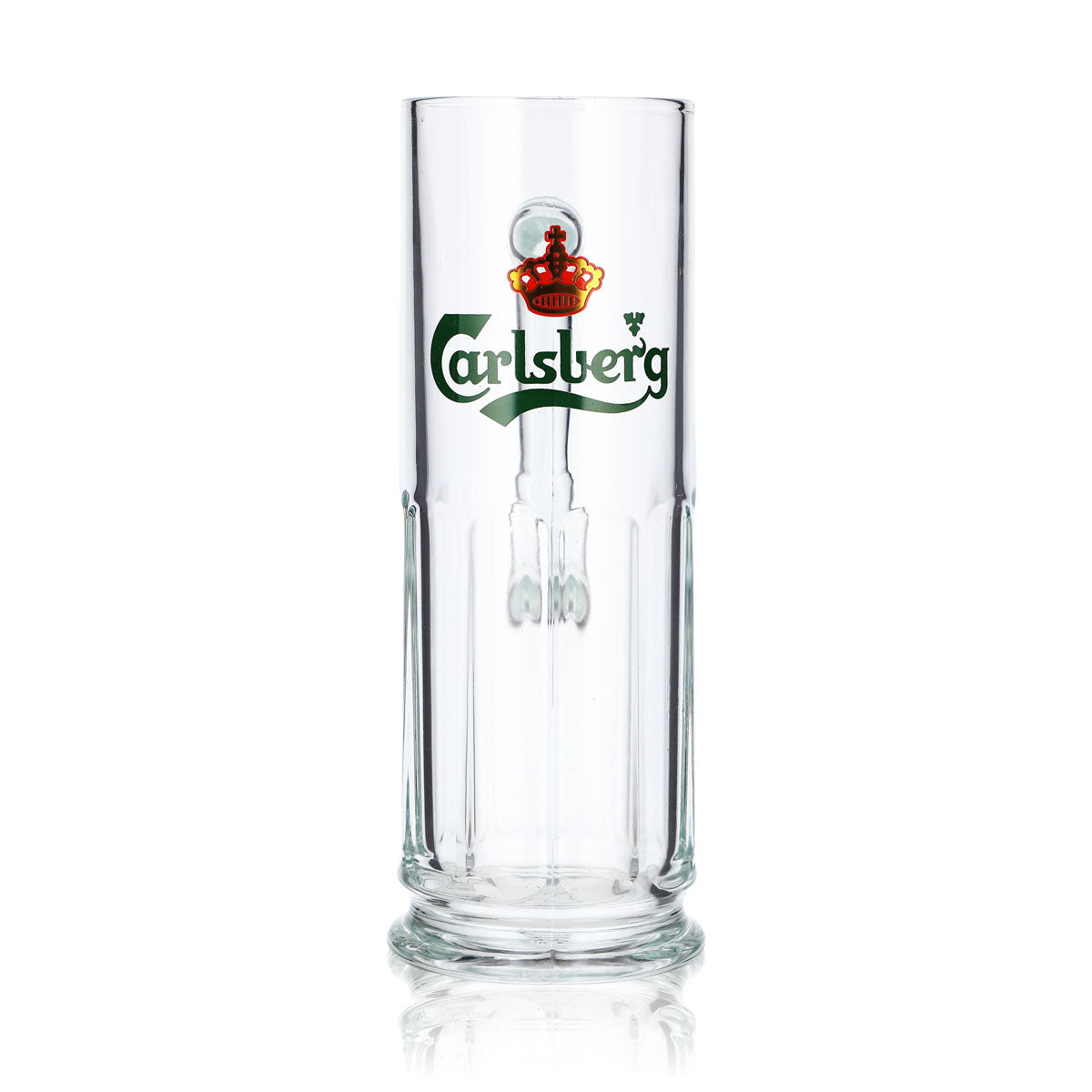6x Carlsberg Bier Glas 0,3l Krug Relief Sahm – Ansicht 2