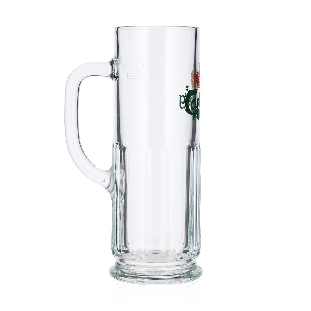 6x Carlsberg Bier Glas 0,3l Krug Relief Sahm – Ansicht 4