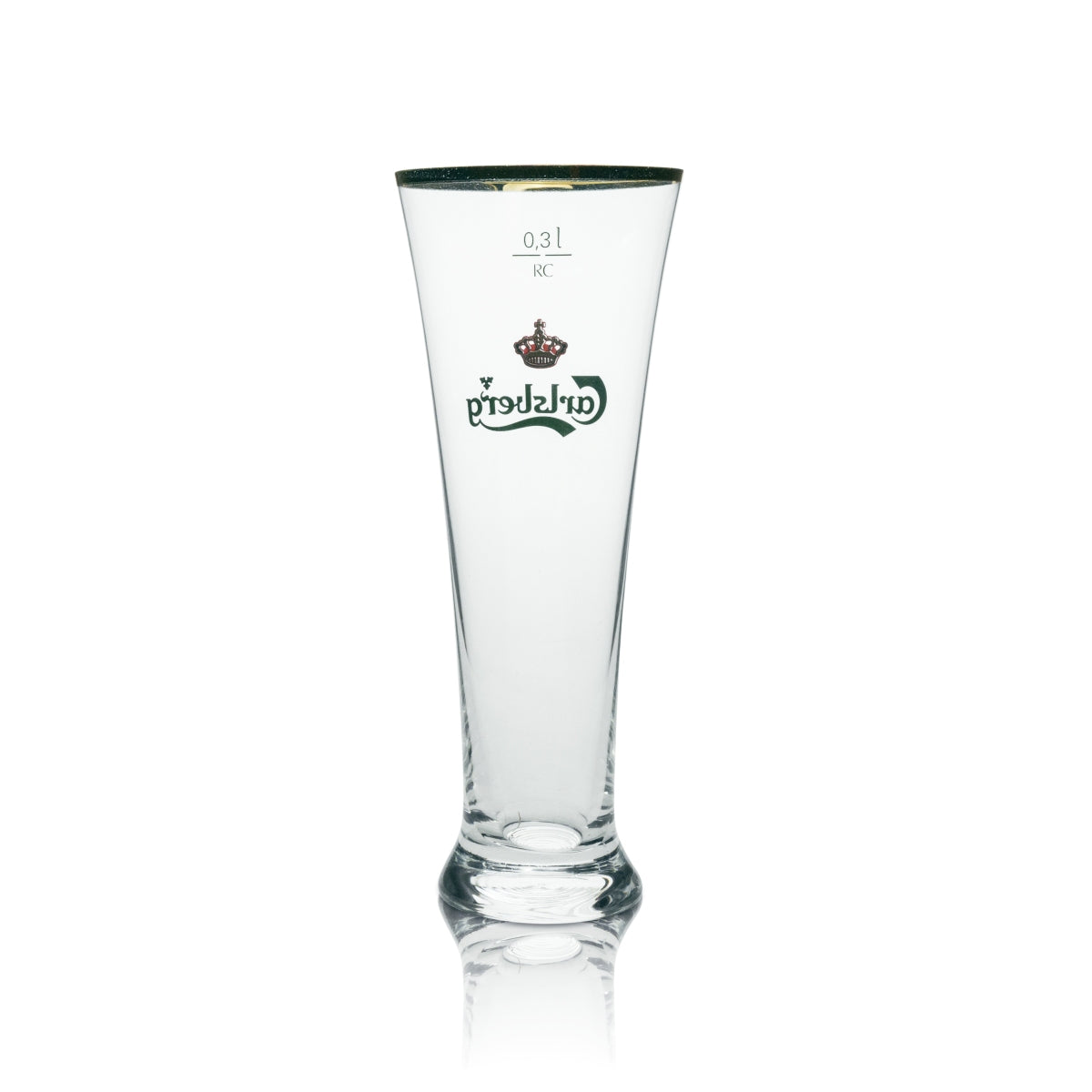 6x Carlsberg Bier Glas Tuborg Tulpe 0,3l Goldrand Ritzenhoff – Ansicht 4