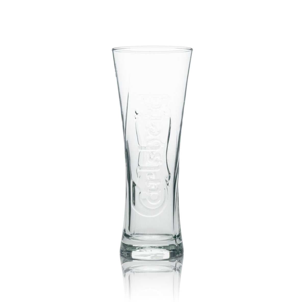 6x Carlsberg Bier Glas Tulpe Relief 300ml – Ansicht 2