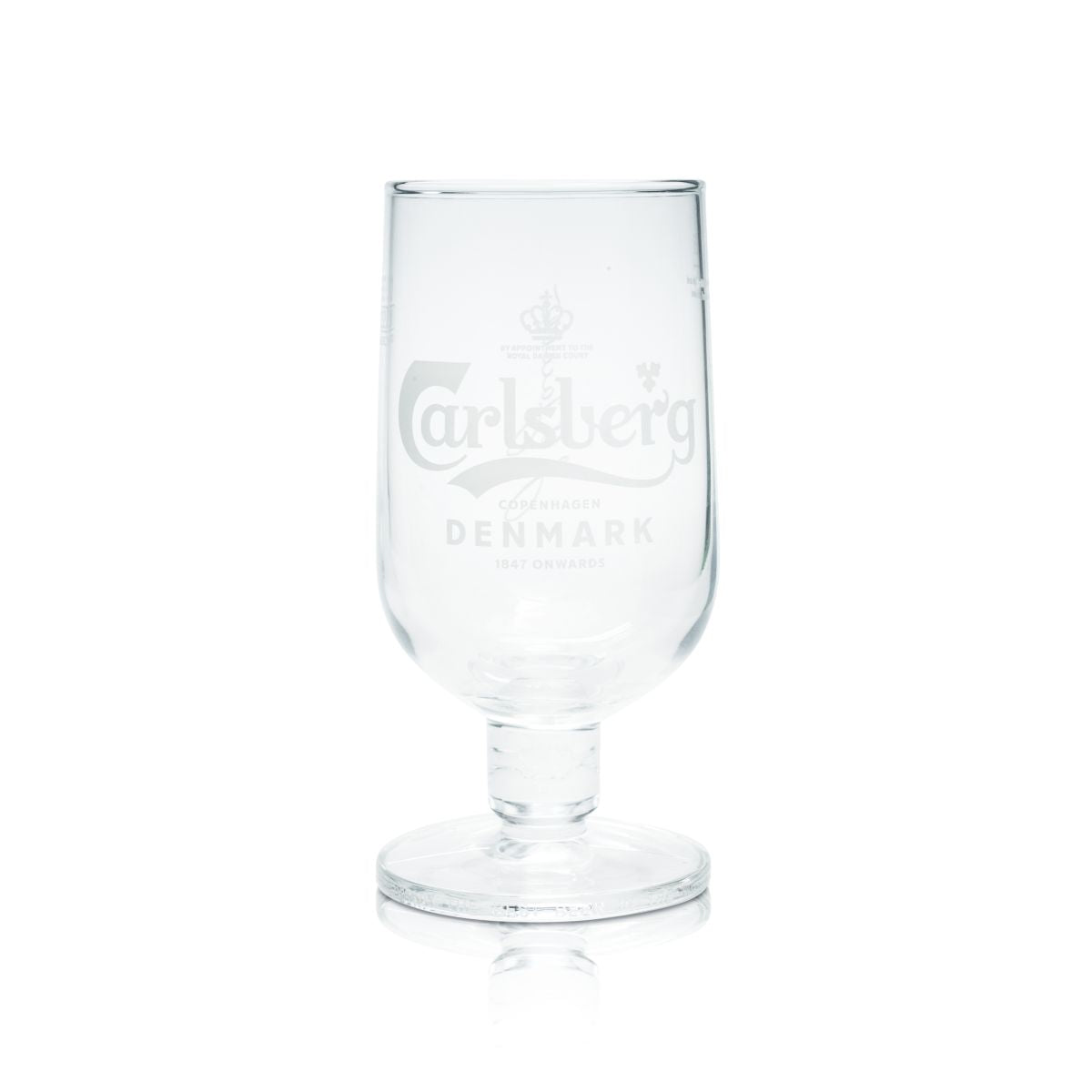 6x Carlsberg Bierglas 0,25l Pokalglas Pilstulpe Gläser Set Brauerei Dänemark – Ansicht 2