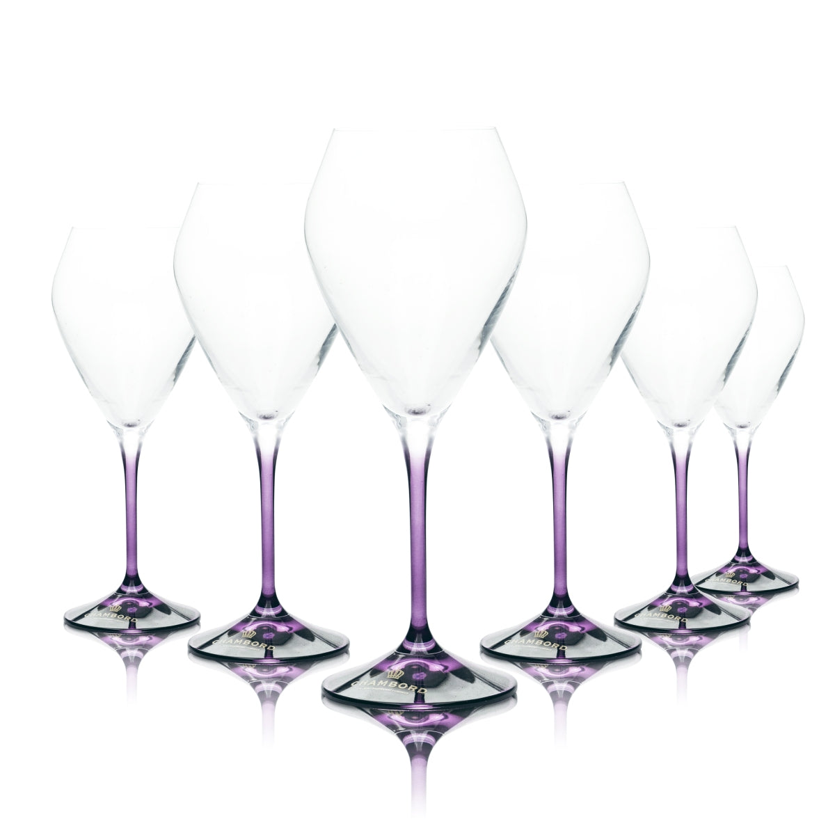 6x Chambord Champagner Glas 0,4l Sekt Secco Aperitif Gläser Kelch Schale Flöte