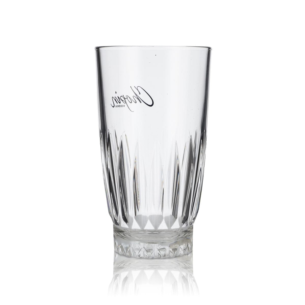 6x Chopin Glas 0,355l Highball Longdrink Cocktail Gläser Set Relief Konturglas – Ansicht 3