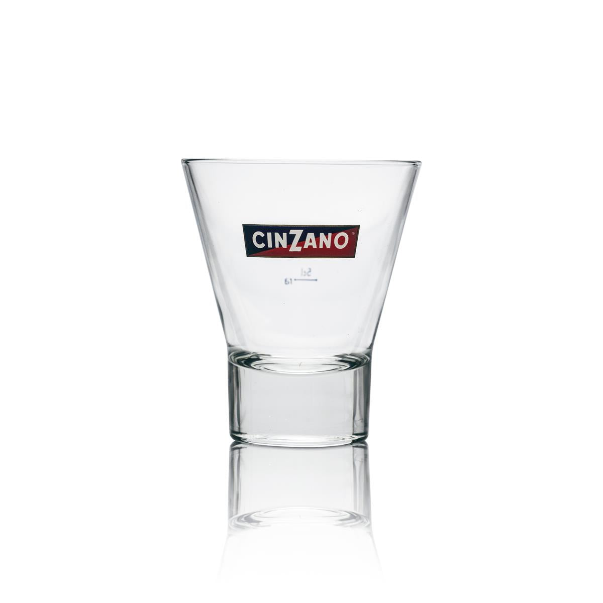 6x Cinzano Likör Glas Tumbler Tulpe – Ansicht 2
