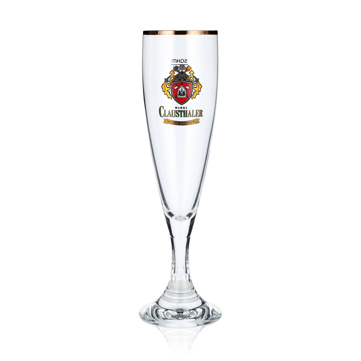 6x Clausthaler Bier Alkoholfrei Gläser Biergläser Pokal Bierglas 0,2l – Ansicht 2