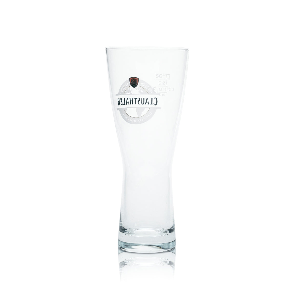 6x Clausthaler Glas 0,2l Becher Pokal Stange Gläser Bier Brauerei Gastro Pils – Ansicht 3