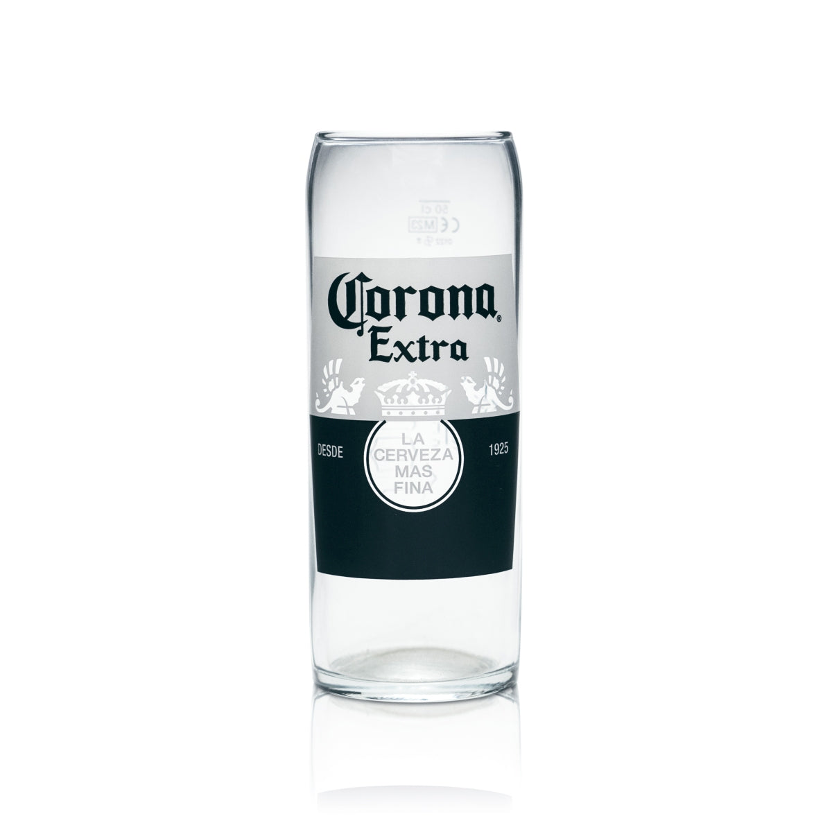 6x Corona Bierglas 0,5l Gläser Set - edles Kontur-Relief geeicht für Gastronomie – Ansicht 5