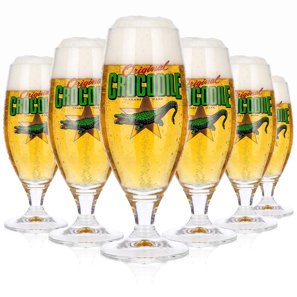 6x Crocodile Bier Glas 0,25l Pokal Ritzenhoff (6er Set)