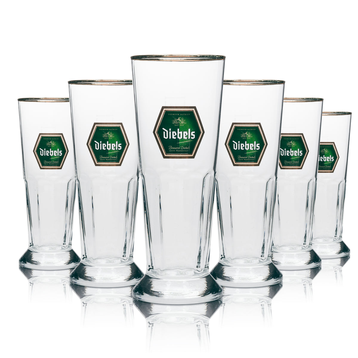 6x Diebels Bier Glas 0,3l Cup – Ansicht 4