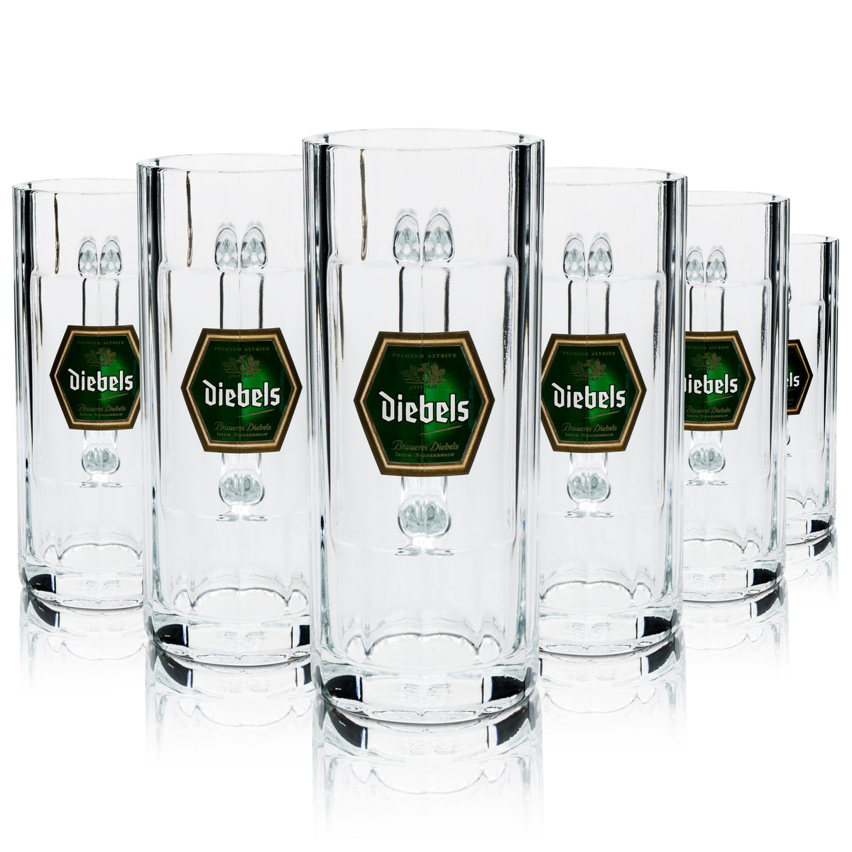 6x Diebels Bier Glas 0,3l Krug Sahm – Ansicht 5