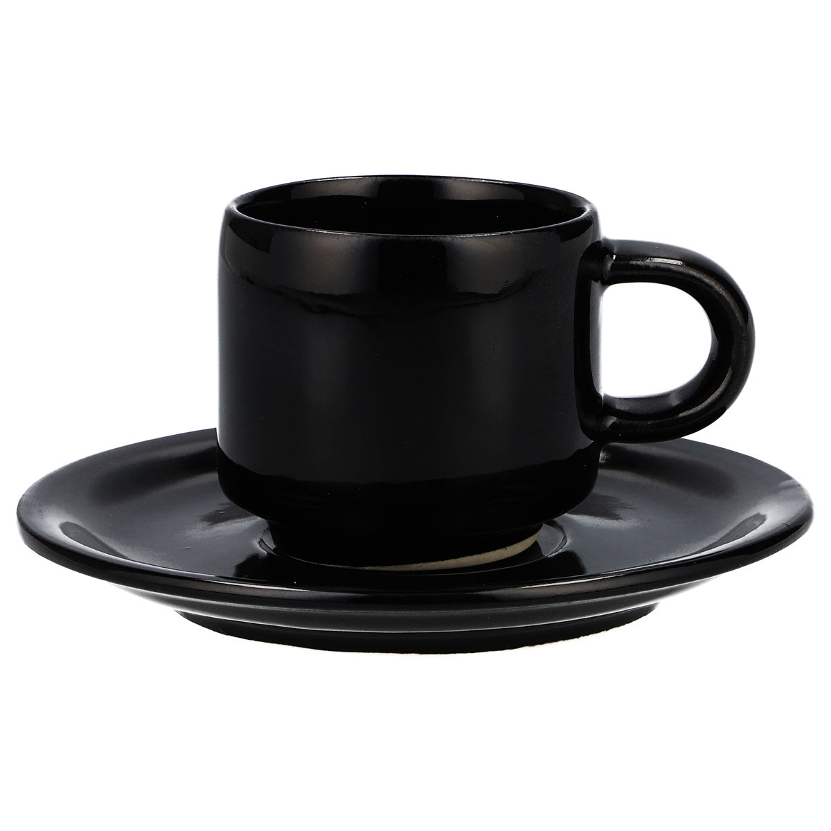 6x Disaronno Likör Glas 0,07l Tasse Inklusive Teller Keramik (6er Set) – Ansicht 2