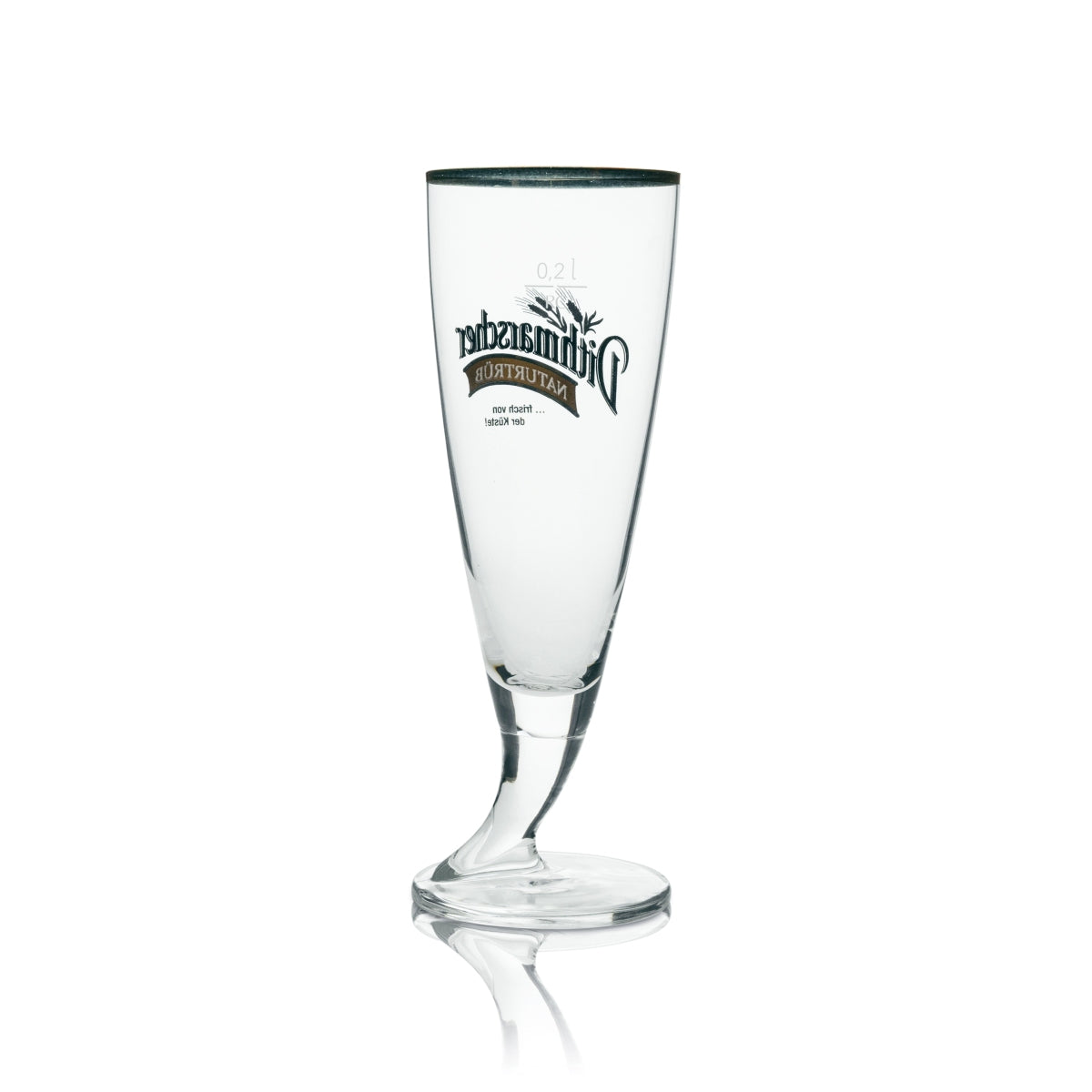 6x Dithmarscher Bier Glas 0,2l Naturtrüb Pokal Ritzenhoff – Ansicht 3