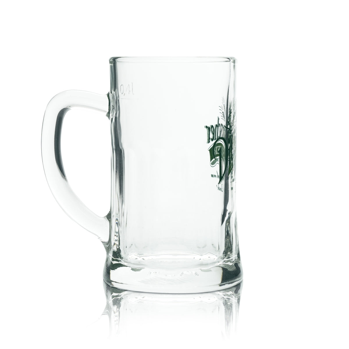 6x Dithmarscher Glas 0,4l Bier Krug Humpen Seidel Gläser Geeicht Gastro Pils – Ansicht 3