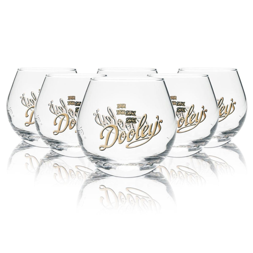 6x Dooleys Likör Glas Toffee Tipper