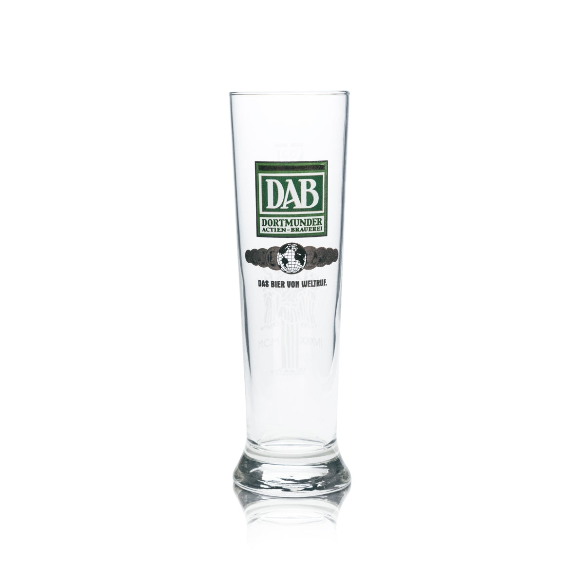 6x Dortmunder Aktien Brauerei Bier Glas 0,3l Altbierstange Pokal Pils Gläser DAB – Ansicht 2