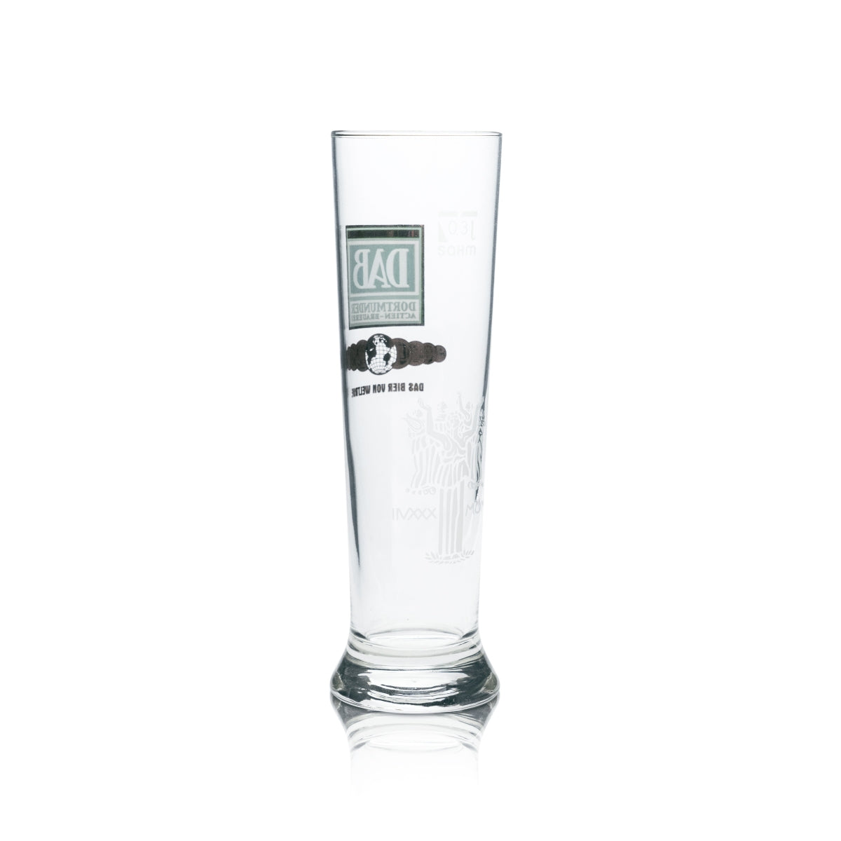 6x Dortmunder Aktien Brauerei Bier Glas 0,3l Altbierstange Pokal Pils Gläser DAB – Ansicht 3