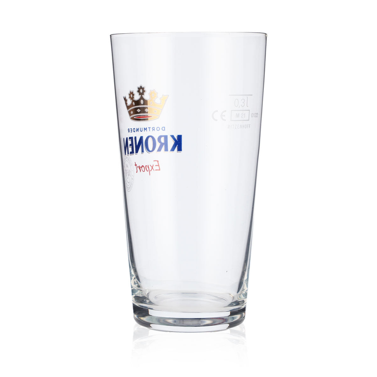 6x Dortmunder Kronen Willi-Becher Bier Glas 0,3l Biergläser Export – Ansicht 4