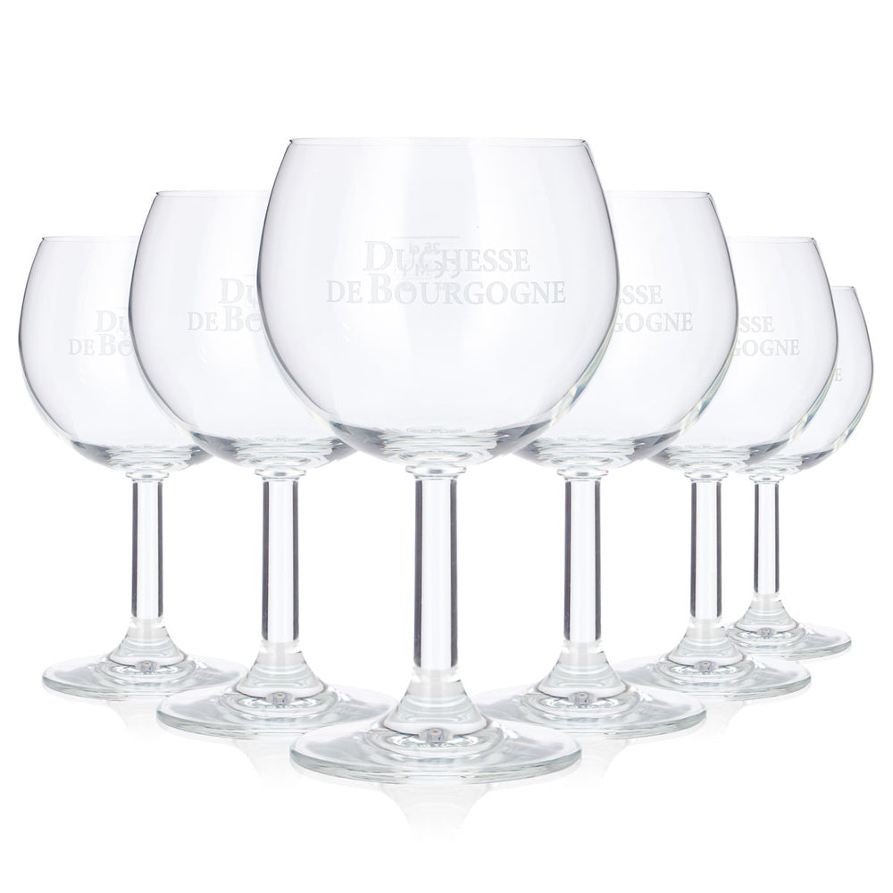 6x Duchesse De Bourgogne Bier Glas 0,25l Pokal (6er Set)