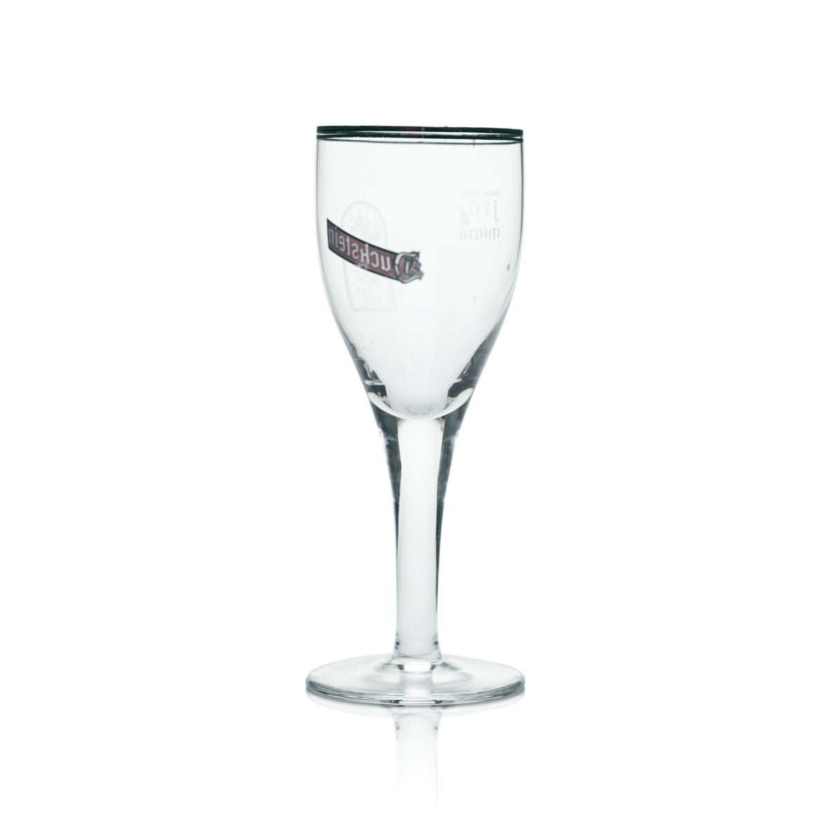 6x Duckstein Glas 0,2l Bier Tulpe Pokal Kelch Gläser Silberrand Alt Weizen Pils – Ansicht 3
