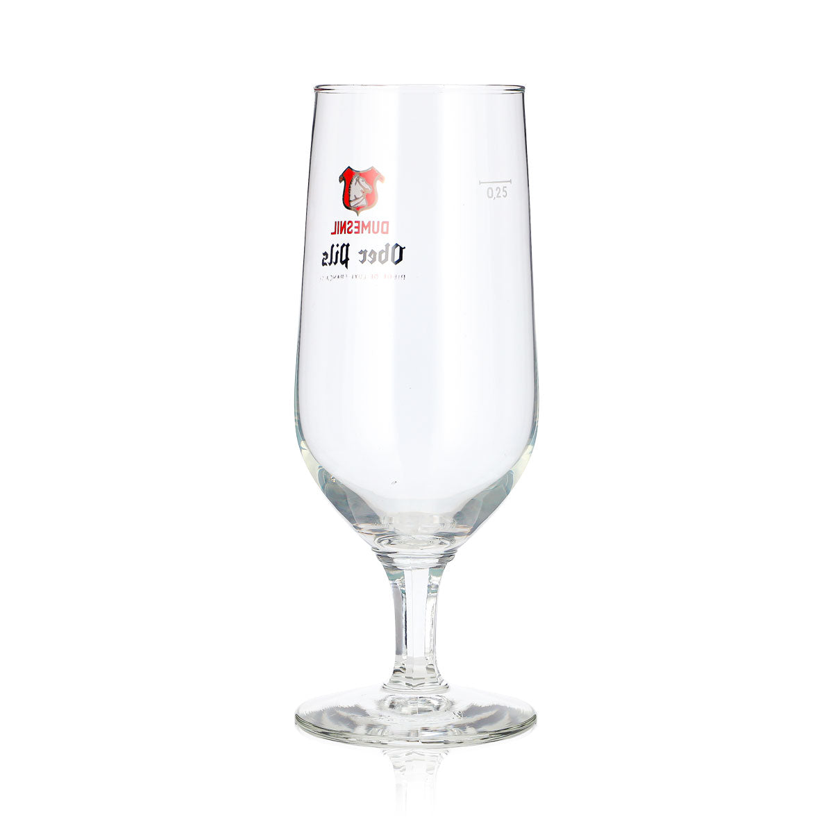 6x Dumesnil Bier Glas Pokalgläser Biergläser 0,25l Ober Pils rotes Logo 6er Set – Ansicht 5
