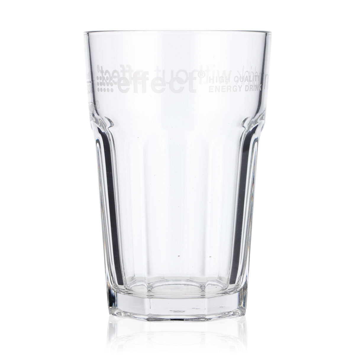 6x Effect Energy Glas 0,3l Gläser Longdrinkglas Weißer Schriftzug – Ansicht 2