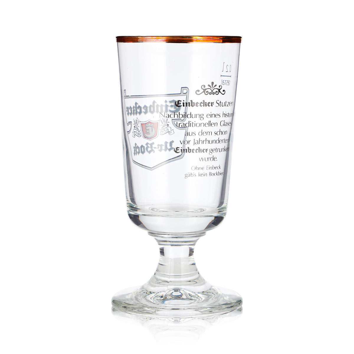 6x Einbecker Bier Glas 0,2l Pokal/Tulpe "Urbock" Rastal Brauerstutzen (6er Set) – Ansicht 5