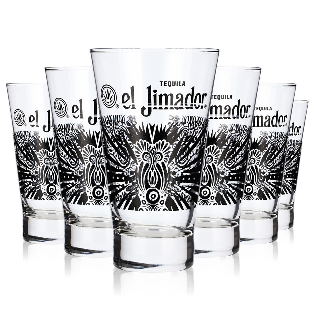 6x El Jimador Tequila Glas 0,35l Longdrinkglas Cocktailglas Gin Tonic (6er Set)