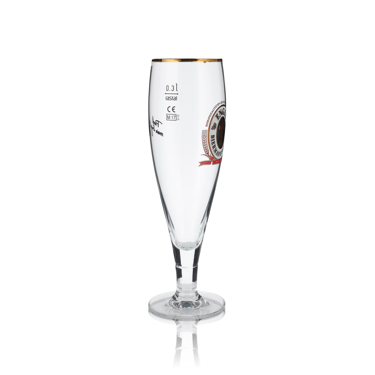 6x Engel Bierglas 0,3l Exclusiv Pokal Gläser Set Goldrand Brauerei Gastro – Ansicht 4