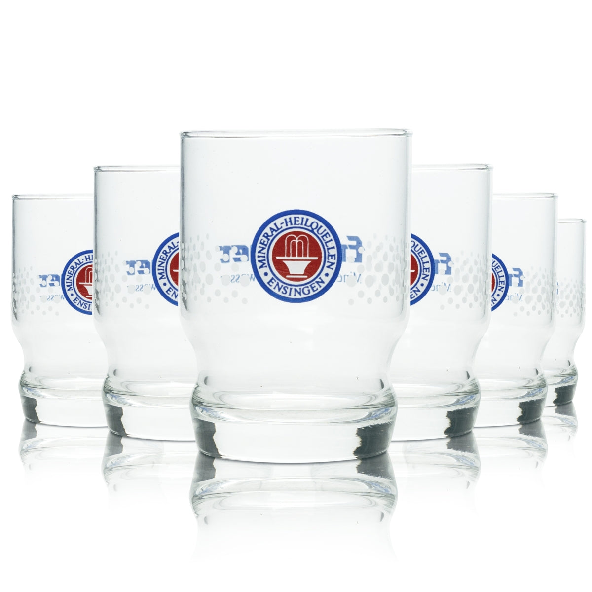 6x Ensinger Wasser Glas 0,2l Becher Brunnenglas RKG Mineralwasser Gläser Gastro