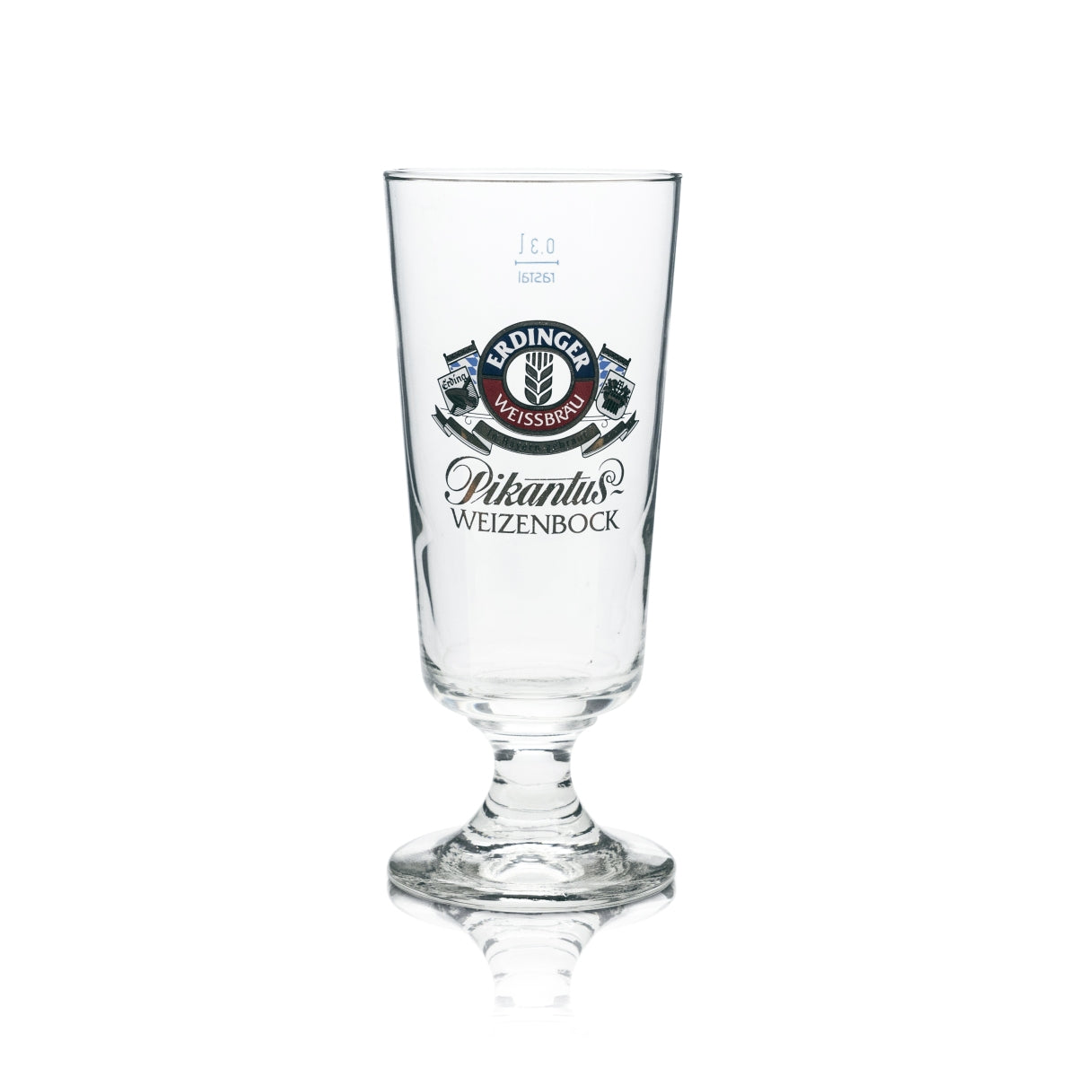 6x Erdinger Bier Glas 0,3l Tulpe Pokal Kelch Gläser Hefe Weizen Bock Gastro Bar – Ansicht 2