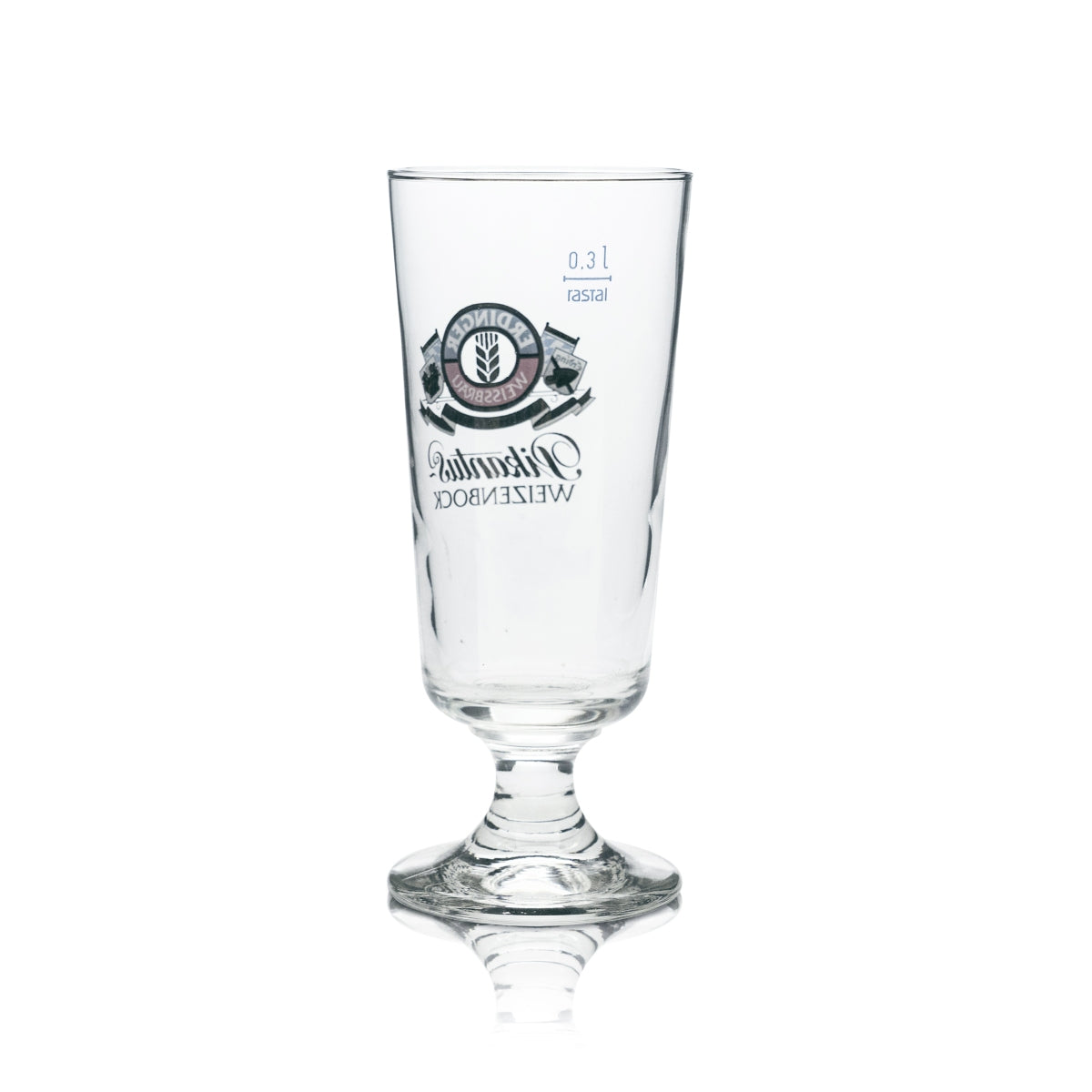 6x Erdinger Bier Glas 0,3l Tulpe Pokal Kelch Gläser Hefe Weizen Bock Gastro Bar – Ansicht 3