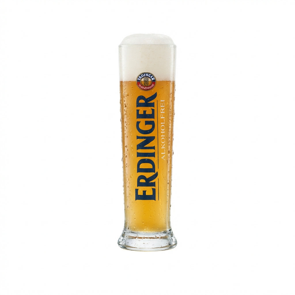 6x Erdinger Glas 0,3l Hefeweizen Weißbier Pokal Alkoholfrei Gastro Geeicht Bier – Ansicht 2