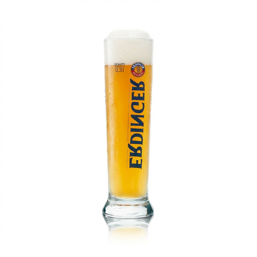 6x Erdinger Glas 0,3l Hefeweizen Weißbier Pokal Alkoholfrei Gastro Geeicht Bier – Ansicht 3