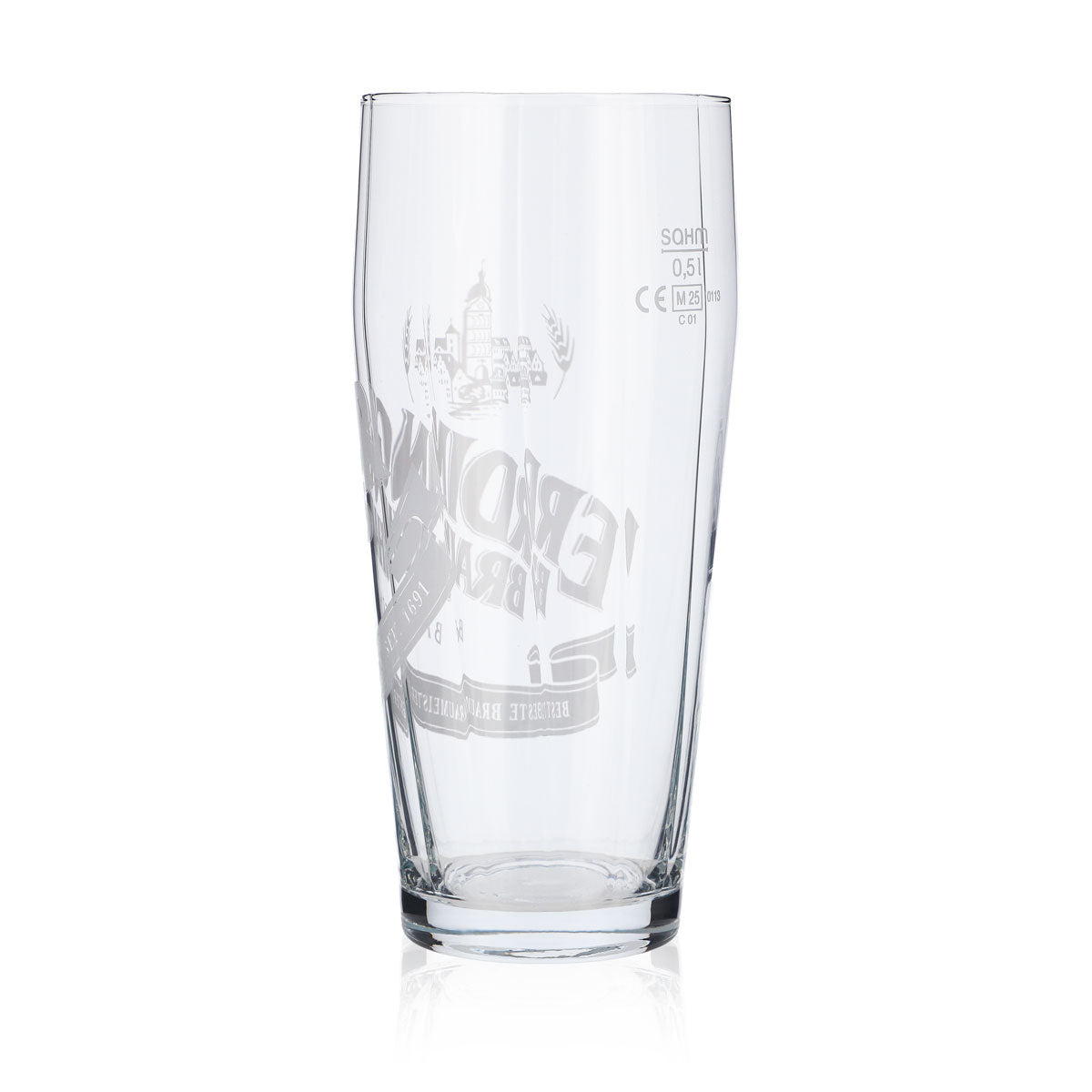 6x Erdinger Glas 0,5l Brauhaus Bier Willibecher Becher Gläser Bierglas Weissbräu – Ansicht 4