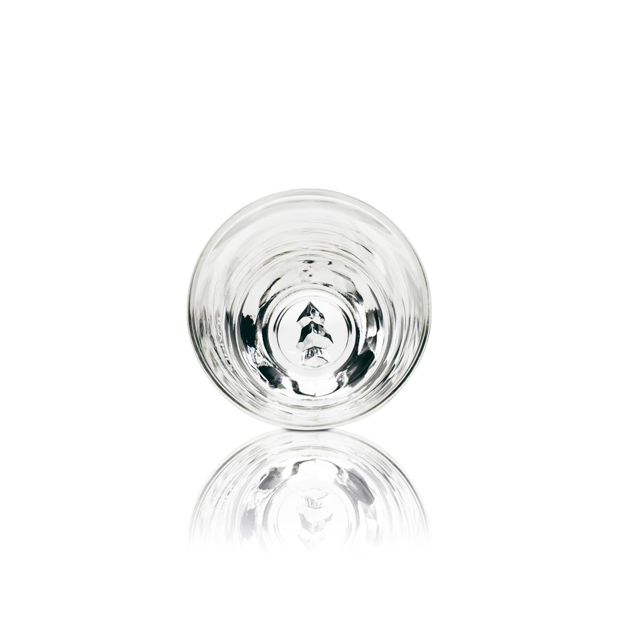 6x Evian Wasser Glas Tumbler Baum im Boden – Ansicht 4