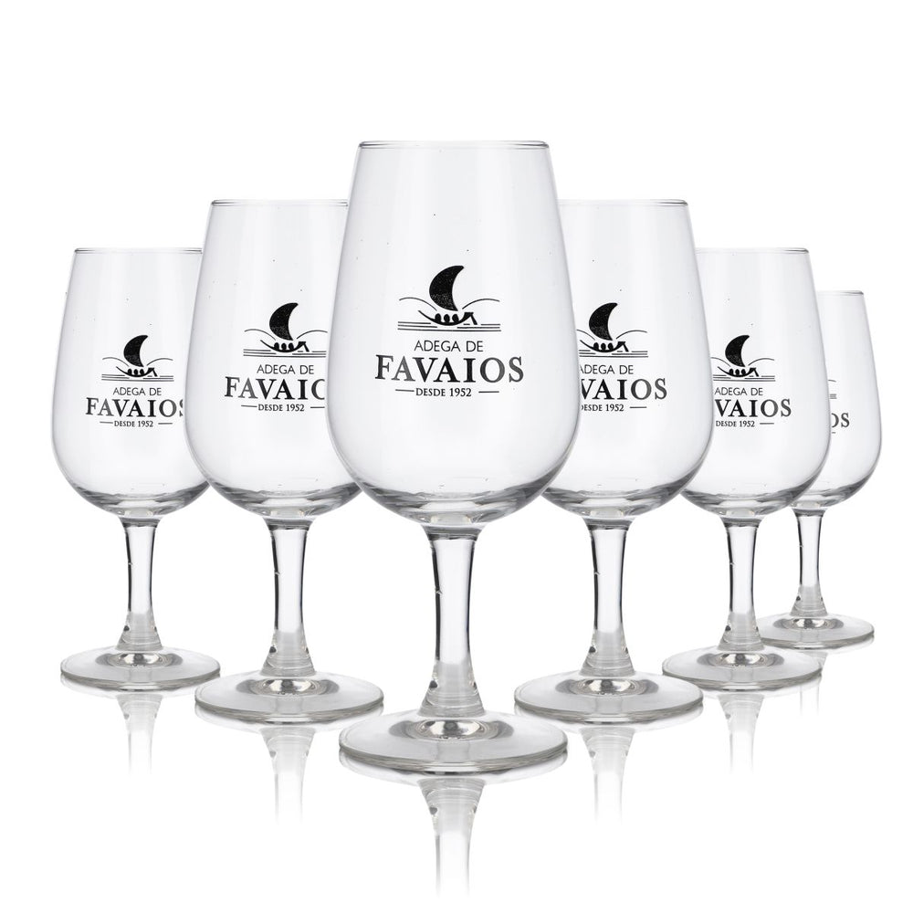6x Favaios Glas 0,21l Schwenker Nosing Tastin Gläser Set Moscatel Wein Portugal