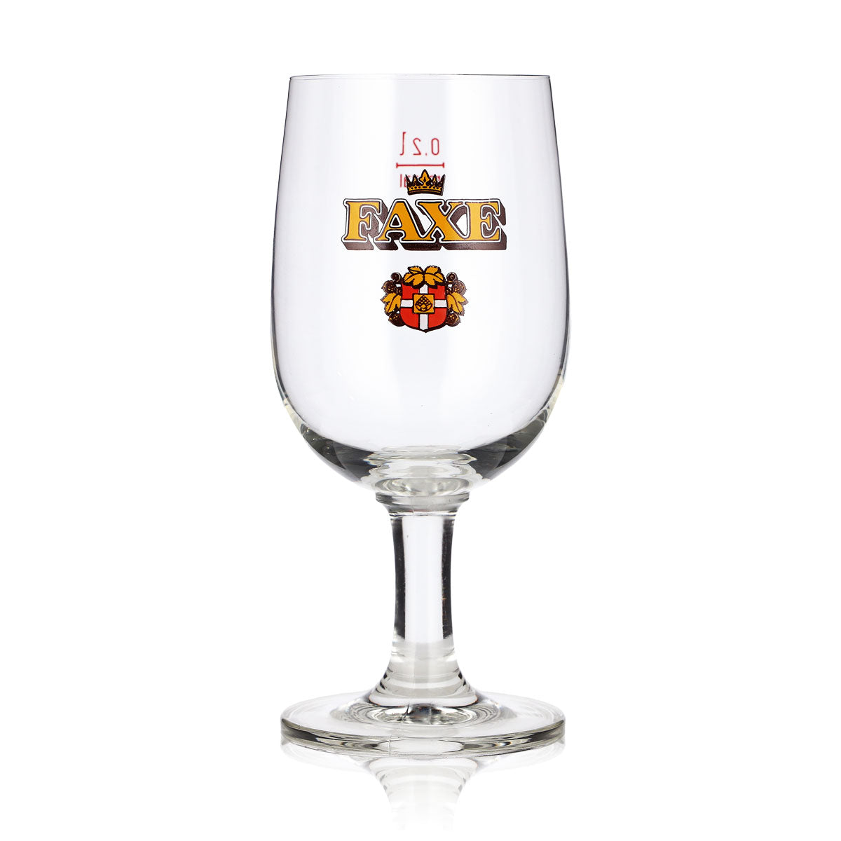6x Faxe Bier Glas 0,2l Pokal Rastal König-Tulpen – Ansicht 2