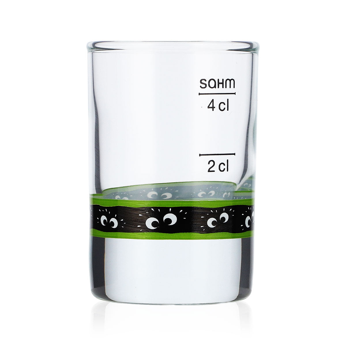 6x Feigling Likör Glas 2cl/4cl Shotglas Logo unten Schnapsglas (6er Set) – Ansicht 3