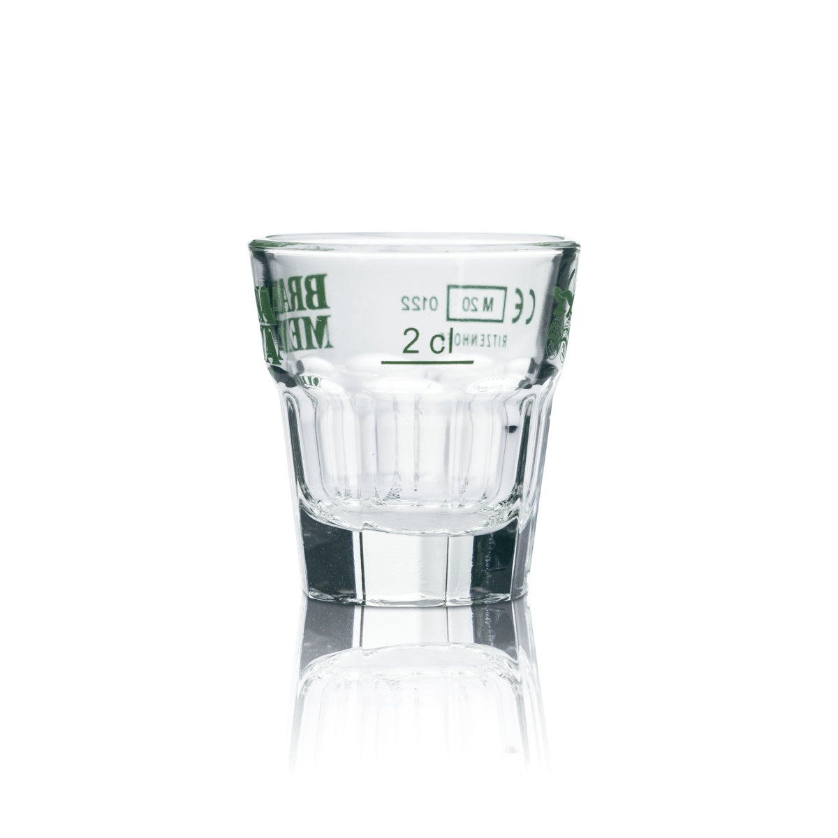 6x Fernet Branca Glas Menta 2cl Shot Gläser Schnaps Kurze Stamper Eichstrich – Ansicht 3