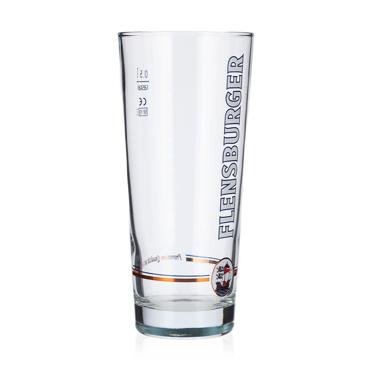 6x Flensburger Bier Glas 0,5l Becher Tumbler Frankonia Rastal Bierglas – Ansicht 3
