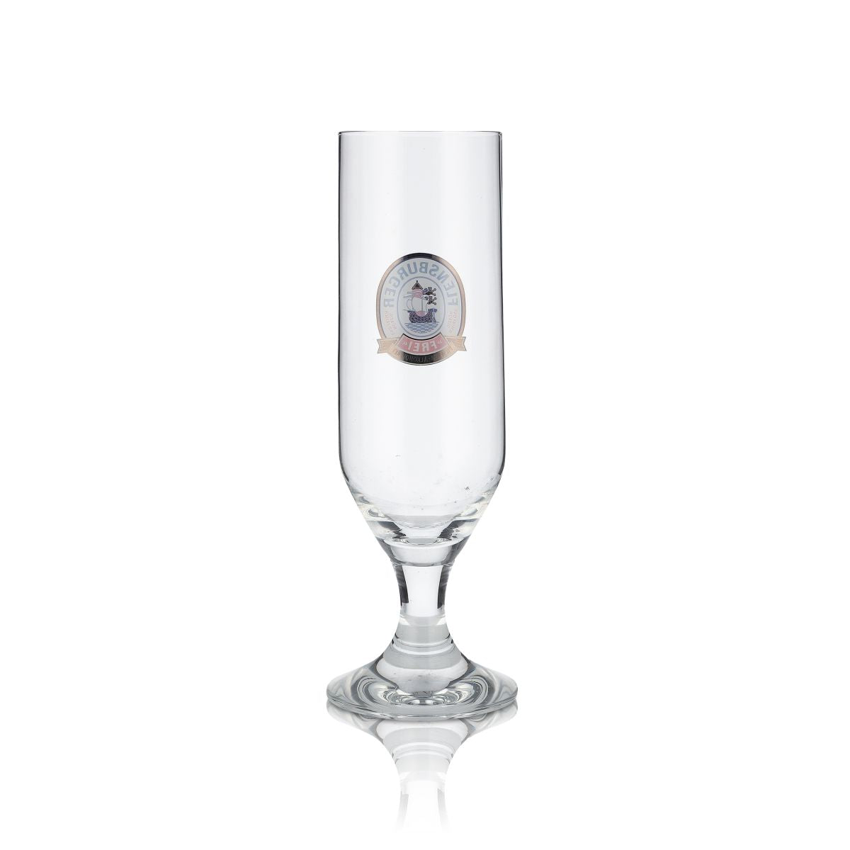 6x Flensburger Glas 0,25l Pils Bierglas Pokal Goldrand Alkoholfrei Gläser Set – Ansicht 3