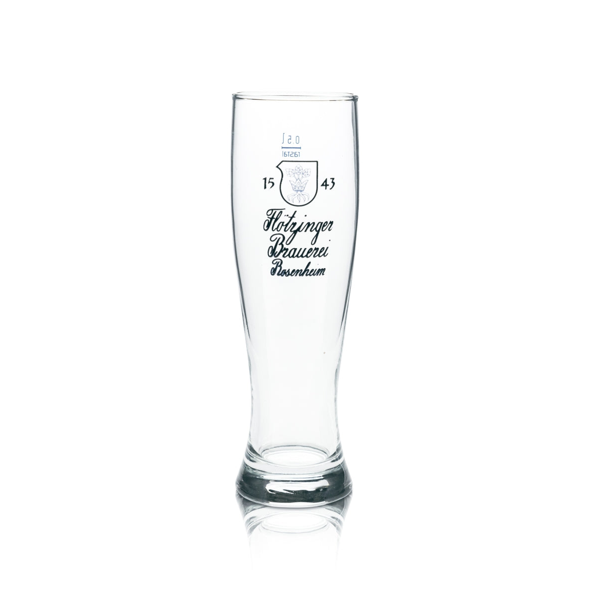 6x Flötzinger Weißbierglas 0,5l Hefe Weizen Gläser Brauerei Bayern Gastro Bar – Ansicht 2