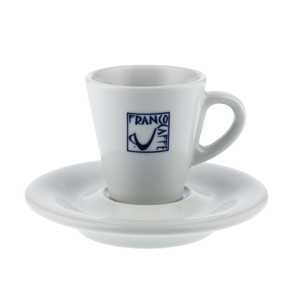 6x Franco Kaffee Glas 0,07l Espresso Cup mit Untertasse Cup & Saucer – Ansicht 2
