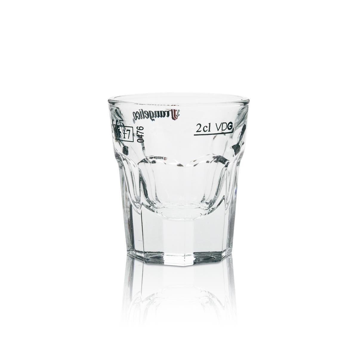 6x Frangelico Glas + Tablett Shot Schnaps Kurze 2cl Gläser Stamper Shotmeter Schnapslatte – Ansicht 5