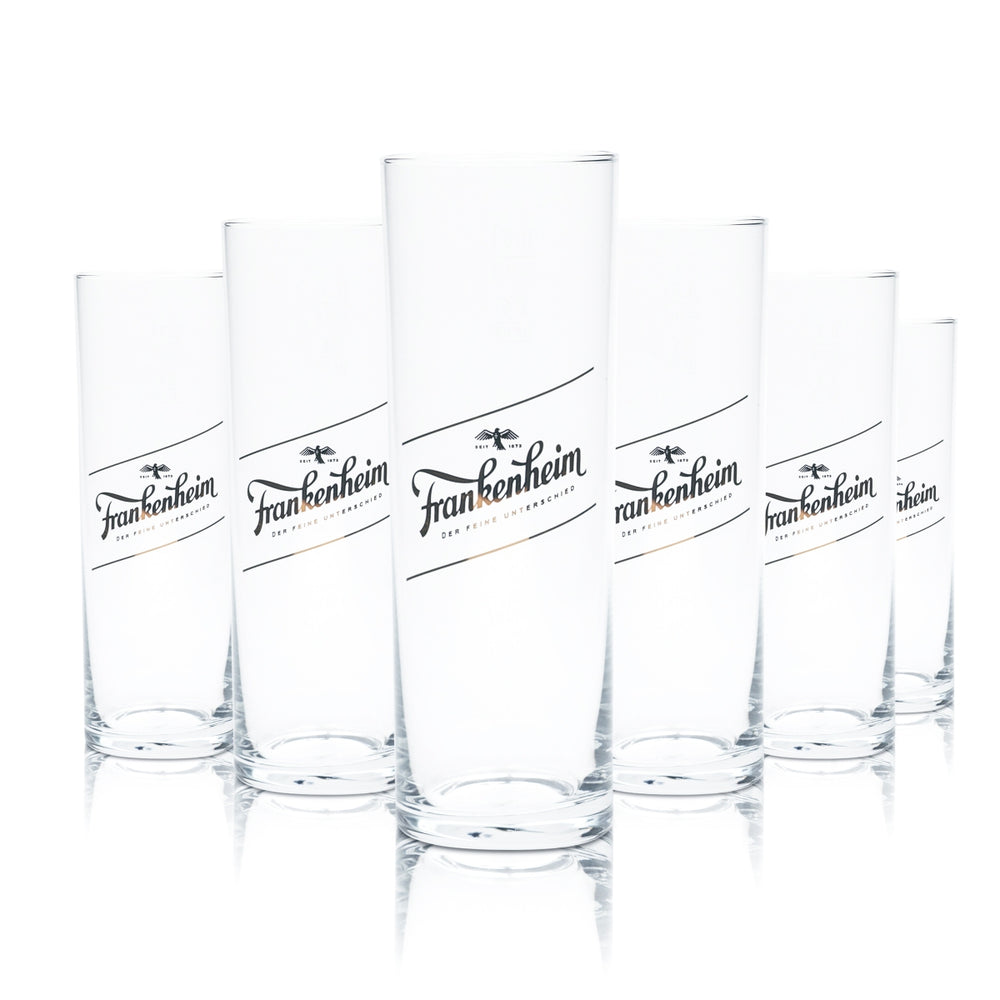 6x Frankenheim Bier Glas 0,3l Altbier Stange Becher Gläser Alt Brauerei Beer Bar