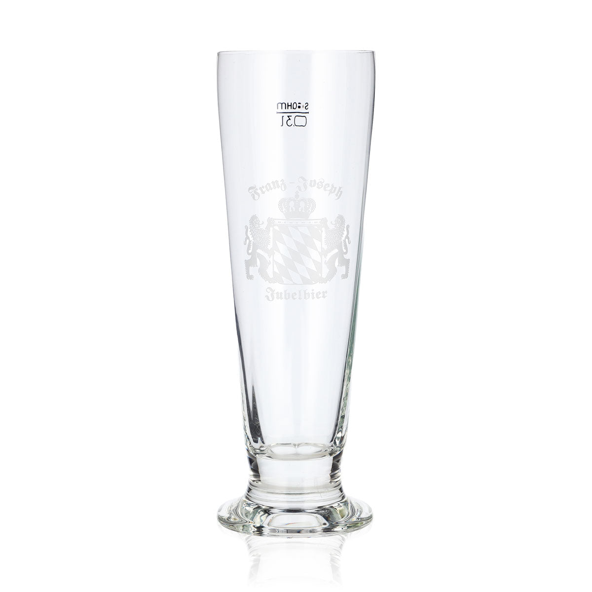 6x Franz Joseph Bier Glas 0,3l Pokal Kontur Jubelbier Sahm (6er Set) – Ansicht 2