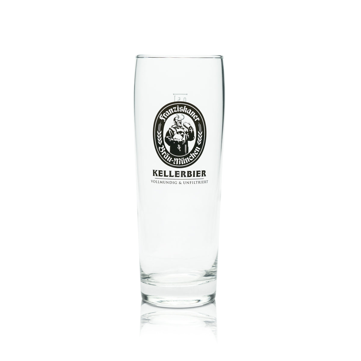 6x Franziskaner Bier Glas 0,5l Kellerbier Willi Becher Gläser Brauerei Beer Hefe – Ansicht 2