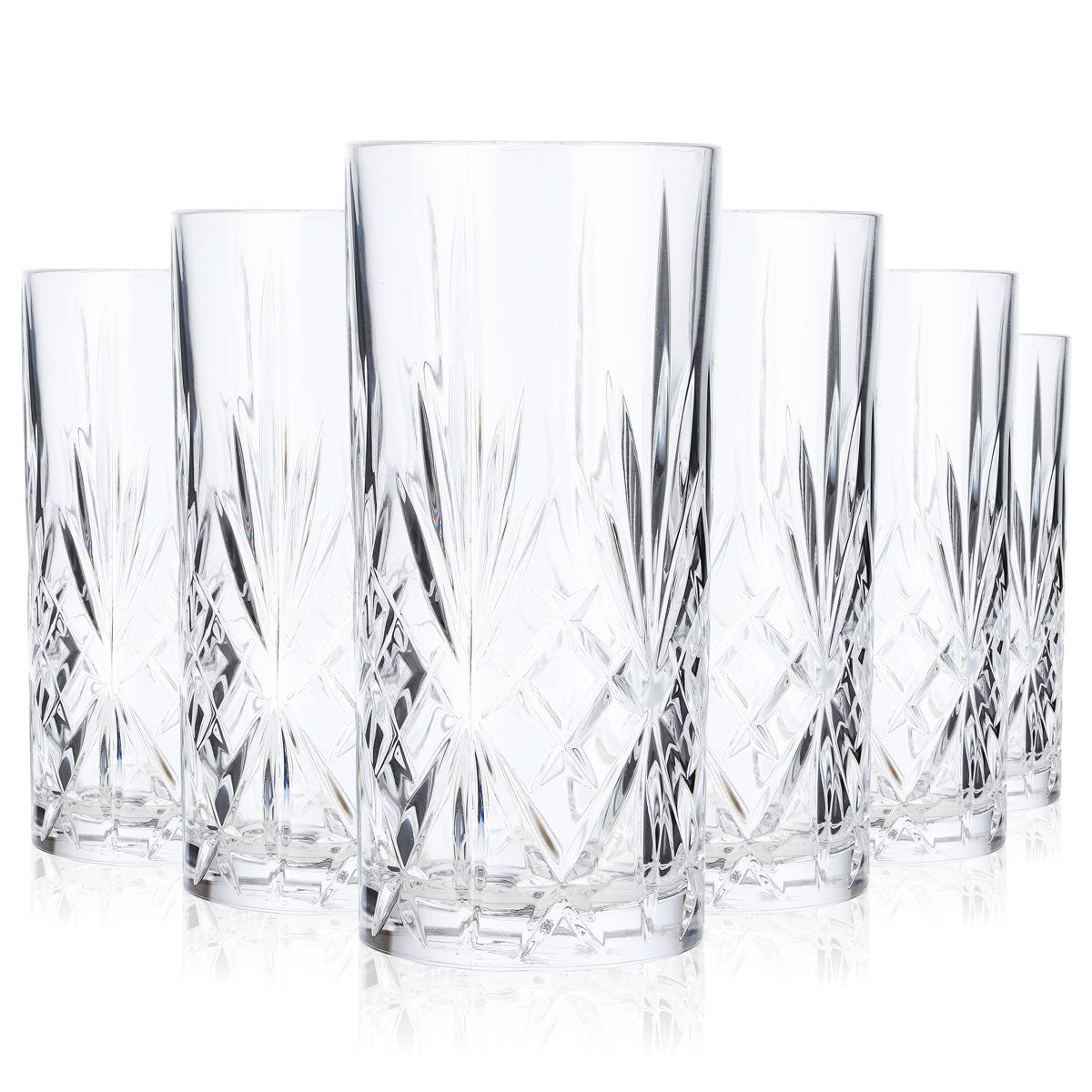 6x Friedrichs Gin Kristallglas Longdrinkglas Ginglas Gläser "Negroni" – Ansicht 6