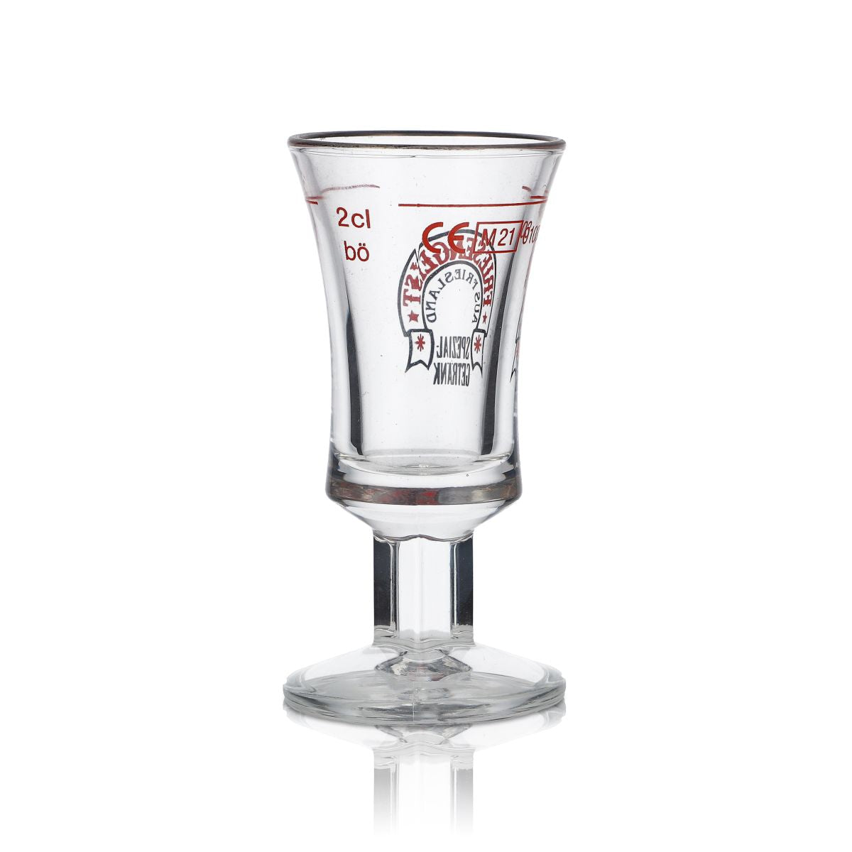 6x Friesengeist Glas Schnapsglas Kurzer Das Friesen Shotglas, Stamper 2cl – Ansicht 3